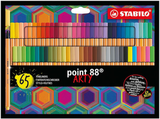 Stabilo Pen 88 Zeichenmarker 0.4mm Mehrfarbig
