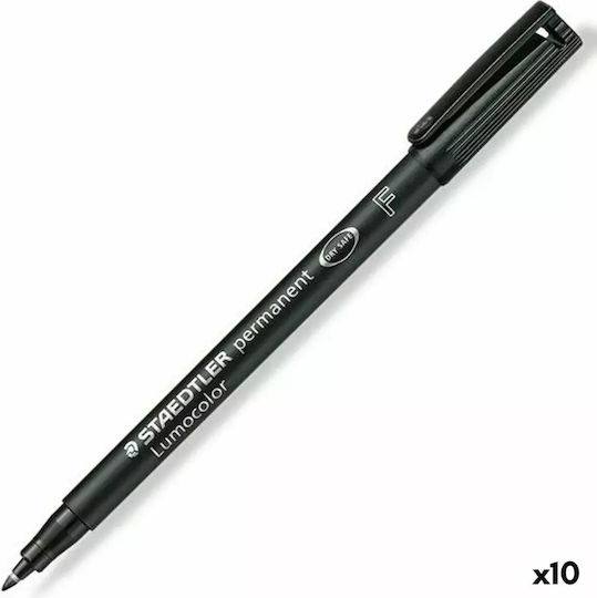 Staedtler Lumocolor Marker Permanent 0.6mm Negru