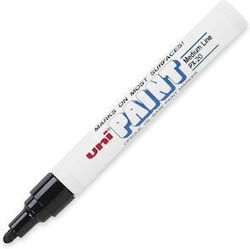 Uni-Ball Paint Μαρκαδόροι Αλκοόλης Μαύροι Σετ 12τμχ