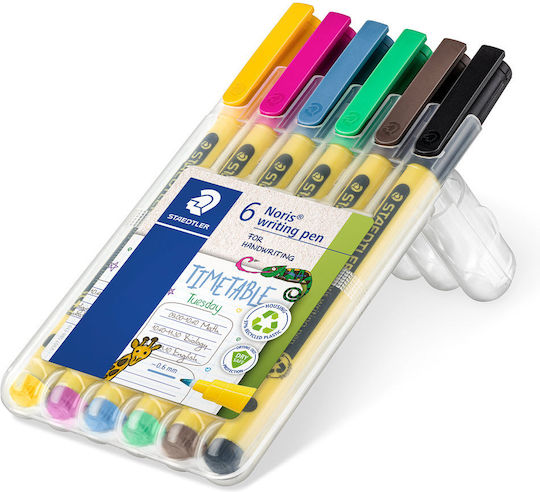 Staedtler Markere de Proiectare 6mm Multicolor 6buc
