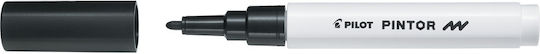 Pilot Pintor F Ανεξίτηλοι Μαρκαδόροι Μαύρο 2.8mm Σετ 6τμχ