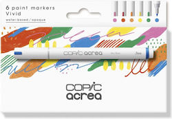 Copic Μαρκαδόροι Σχεδίου Σετ 6 χρώματα Copic Μαρκαδόροι Σχεδίου Σετ 6 χρώματα