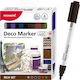 Monami Акрилни декоративни маркери Deco Marker B 460 6 цвята Rich Monami