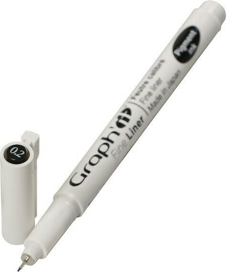 Oz Markere de Proiectare 0.2mm Negru 12buc