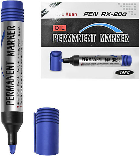 Justnote Permanentmarker Blue #0000ff 10Stück