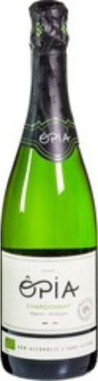 Opia Organic Wine Chardonnay White Dry Sparkling Alcohol-Free 750ml