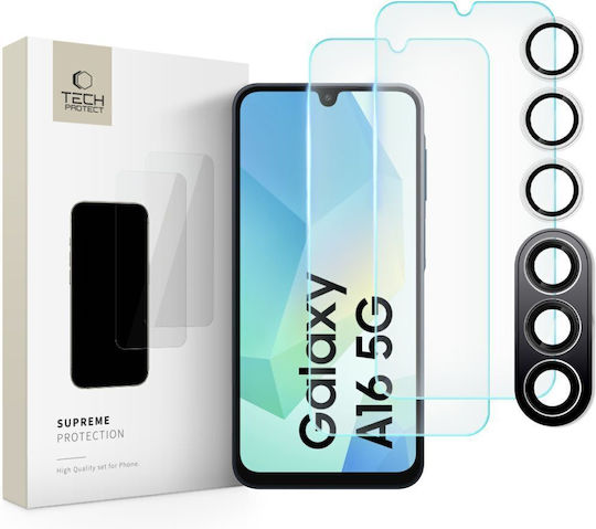 Tech-protect Supreme Set Tempered Glass 2 Pieces + Camera Samsung Galaxy A16 4g 5g