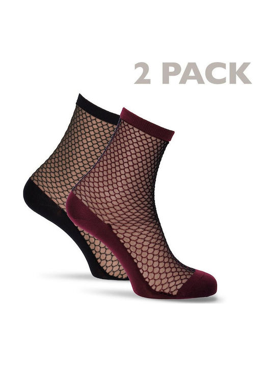 Tamaris Women's Socks Purple/black