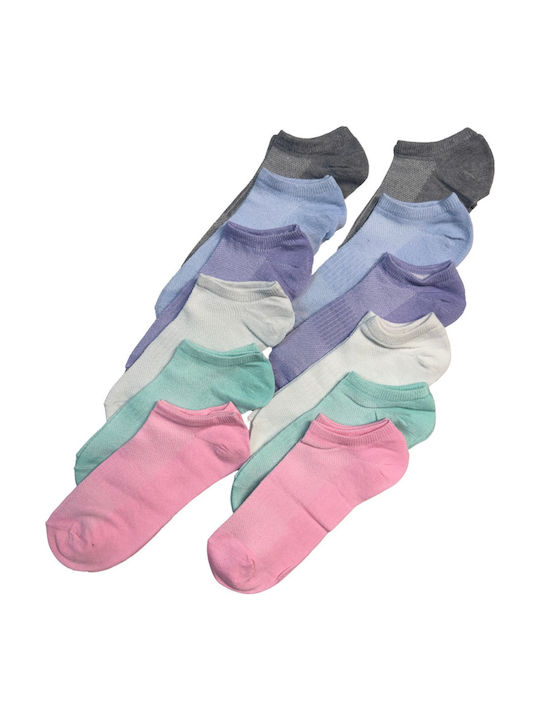 HT Bags Women's Socks Multicolour 12Pack