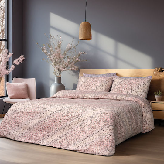 Beauty Home Sheet Set with 1 Pillowcase Super-Double with Elastic 165x200+30cm. Moritz Art 12093 Somon 4pcs