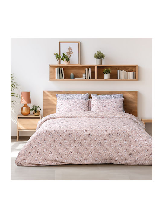 Beauty Home Сет Чаршафи с 1 Калъфка Кралица с Л...