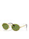 Ray Ban Унисекс Слънчеви Очила с Златен Метален Рамка и Златни Стъкла RB3931 001/4E