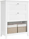 Vasagle Badezimmerschrank B30xT60xH80cm Weiß