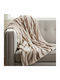 Viosarp Κουβέρτα Fleece Υπέρδιπλη 220x200εκ. Μπεζ