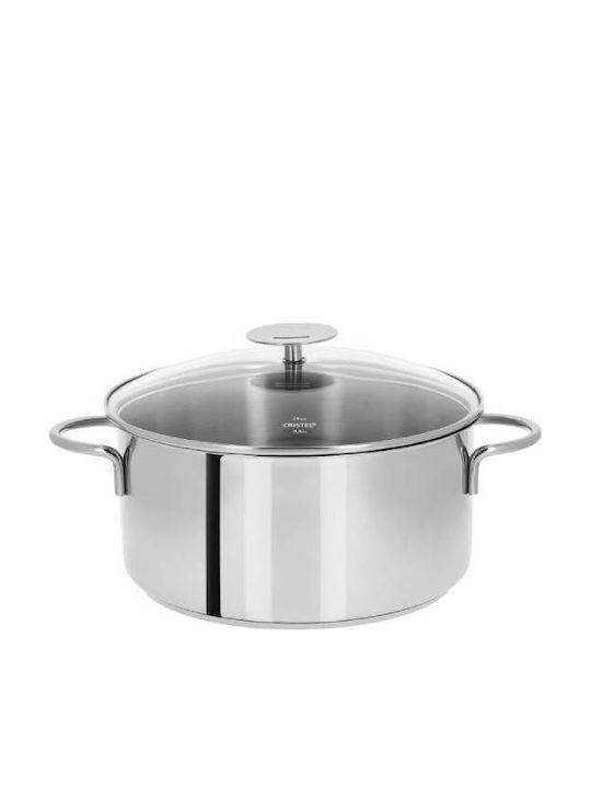 Cristel Βαθιά Ανοξείδωτη Κατσαρόλα 5.1lt / 24cm