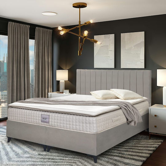 Bed&Bath Platinum Silver-up Performance 2.0 Über-Doppel Ergonomisch Matratze Schaum 160x200x33cm mit Topper