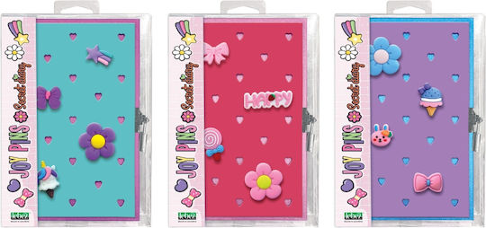 Lebez Carnet 80 Foi cu Lacăt Multicolor