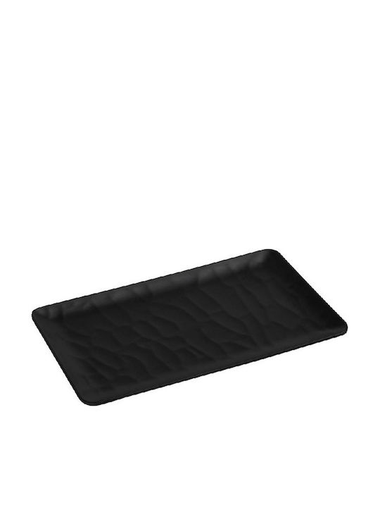 Espiel Wavy Matte Πιατέλα Σερβιρίσματος Ορθογώνια Κεραμική Black 26x15εκ. 6τμχ Espiel Wavy Matte Πιατέλα Σερβιρίσματος Ορθογώνια Κεραμική Black 26x15εκ. 6τμχ