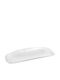 Espiel Wavy Serving Platter Rectangular Matte White 40.5x16.5cm