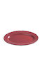 Espiel Liana Platou de Servire Oval Ceramică Roz 30x20buc 1buc