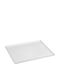 Espiel Wavy Matte Servierplatte Oval Kunststoff Weiß 53x16.2cm 24Stück
