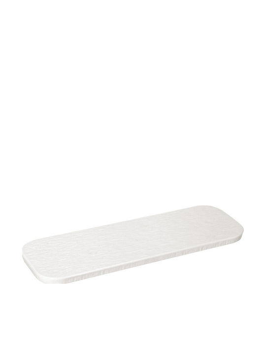 Espiel Siders Serving Platter Rectangular made of Porcelain White 30.5x10.8cm