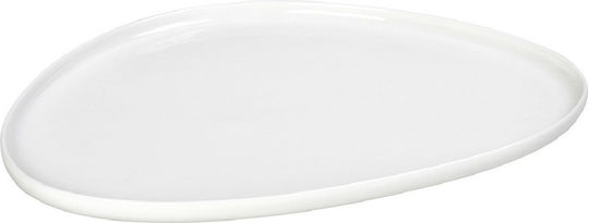 Espiel Siders Platou de Servire Oval din Porțelan Albă 35.8x26.6buc 1buc