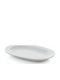 GTSA Serving Platter Oval made of Porcelain White 25x16.5cm