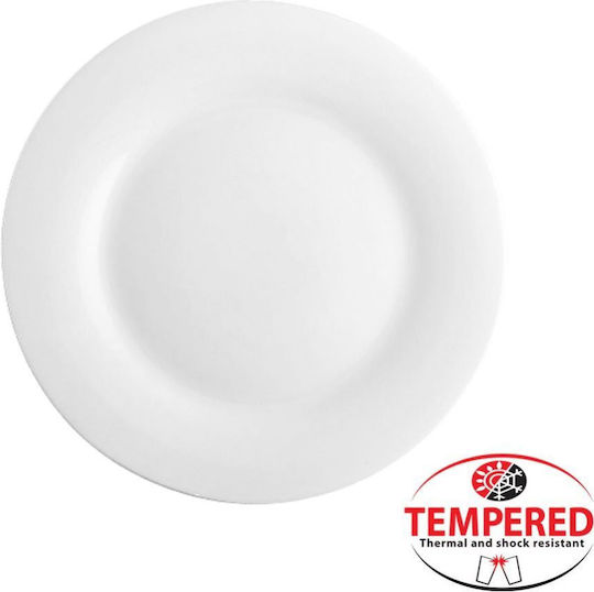 Cok Spain Servierplatte Oval Glas Weiß 32x32cm 6Stück Cok Spain Servierplatte Oval Glas Weiß 32x32cm 6Stück