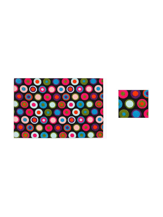 Espiel Σουβέρ Υφασμάτινο Πολύχρωμο 10x10cm 6τμχ