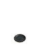 Espiel Round Coaster made of Leatherette Green 10.5cm 3pcs