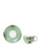 Cryspo Trio Country Cup Espresso Porcelain Green 70ml
