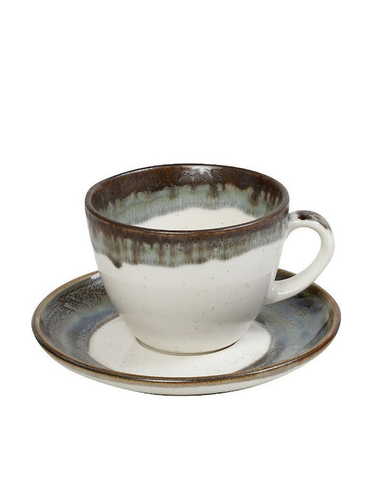 Espiel Essentials Cup Cappuccino Ceramic Green 220ml