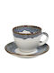 Espiel Essentials Чаша Cappuccino Керамика Синьо 220мл