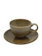 Ankor Cup Coffee Ceramic Brown 160ml