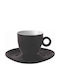 GTSA Torino Cup Coffee Porcelain Black 315ml