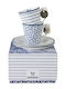 Laura Ashley Blueprint Σετ Φλιτζάνια Espresso από Πορσελάνη Floris & Candy Stripe 100ml 4τμχ