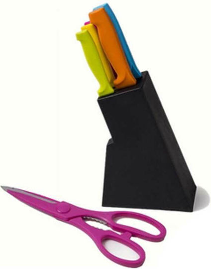 Espiel Knife Set with Block from Stainless Steel 5pcs