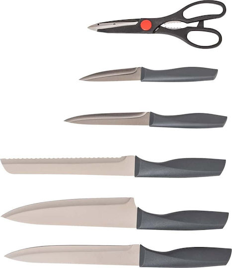 5Five Neo Messer Set mit Sockel aus Rostfreiem Stahl 5 Stück