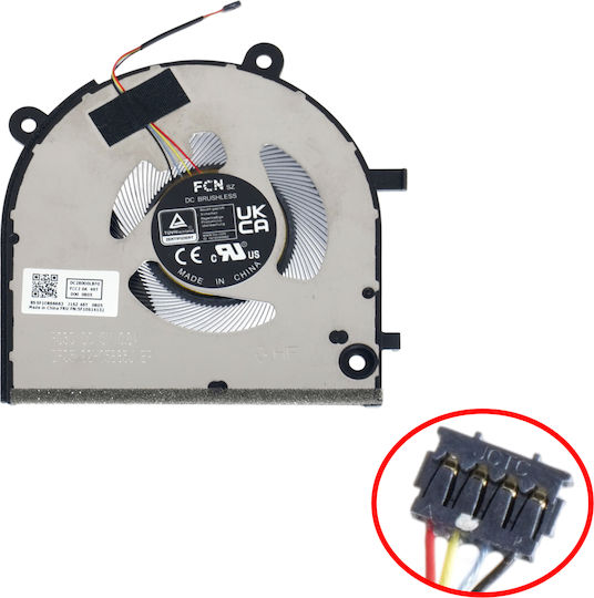 Ανεμιστηράκι Laptop Cpu Cooling Fan Lenovo Ideapad Pro 5 16imh9 83d4 83d4001hus 83d4003hax 83d4cto1ww Pro 5 16ahp9 83d5 83d5cto1ww 5f10s14132 5f10s14133 Fs3d Dfs5l22h05b85j 4pin Κωδ.81571