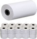 Justnote Termică Bandă de hârtie Registru de casă L57xΔ40mm 48gr/m² 60buc