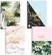 Next Spiral Notebook Ruled B5 70 Sheets 2 Subjects Elegant 1pcs (Μiscellaneous Designs/Colors)