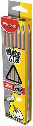 Maped Black Peps Bleistift 2H Orange