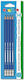 Carioca Set von 4 Bleistiften HB Blau