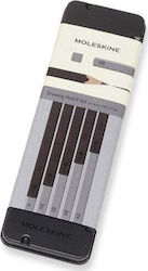 Moleskine Σετ 5 Μολύβια Μαλακά Moleskine Σετ 5 Μολύβια Μαλακά