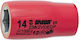238/2vdedp 3/8" Insulated Socket Wrench Heads 1000 V Size 12 mm