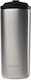 Qwetch Stainless Steel Thermos Bottle BPA Free 470ml Gray with Straw and Handle