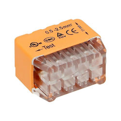 8004/8 Κλεμα Αυτοματο Κουμπωμα 8 Θεσεων 0 75-2 5mm2 50 Τεμαχια Orno