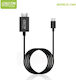 Green Lyca Video Cable USB-C Male - DisplayPort Black 2m