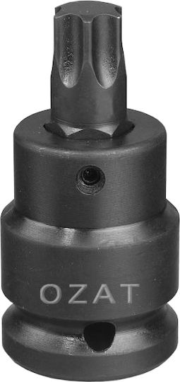 1/2'' Impact Socket Head External Torx Profile Size T60 Set 2 Pcs